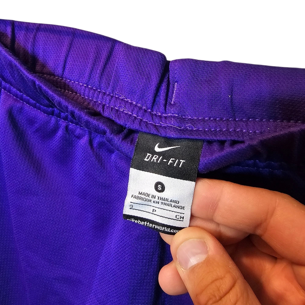 Nike Elite Dri-Fit Purple and Green Athletic Shorts for Performance - Picture 5 of 7